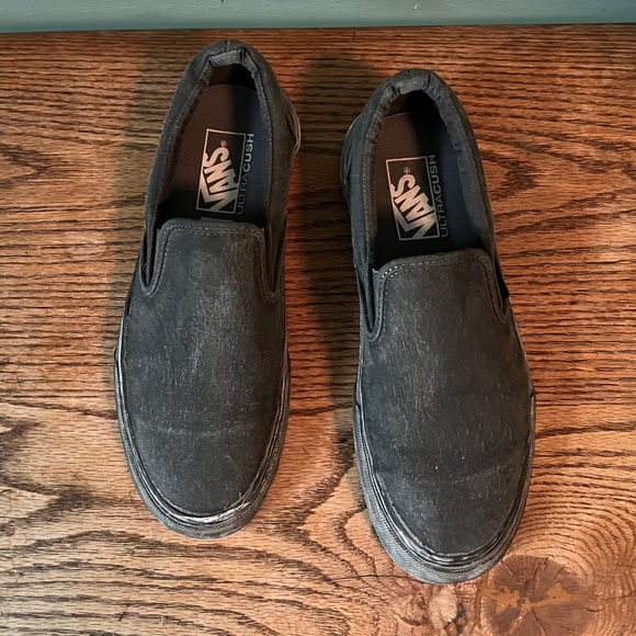 Vans Slip Ons Urban Street Wear Style Womens Size 7 Mens Size 5.5 - Picture 2 of 7